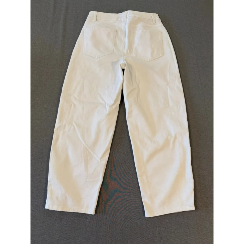 Talbots Relaxed Barrel Jean size 6 white - Picture 3 of 7